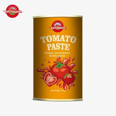 QS baru kami ditingkatkan 140g kaleng pasta tomat dengan tutup mudah terbuka