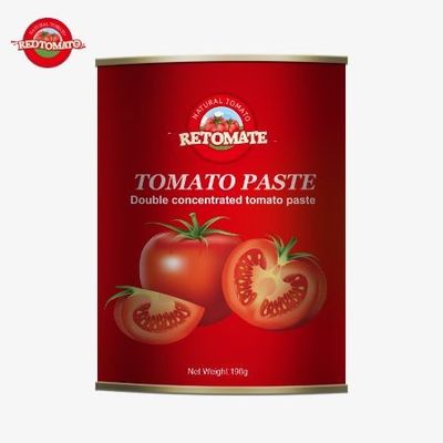 Memenuhi standar ISO HACCP dan BRC serta standar produksi FDA 198g pasta tomat kaleng