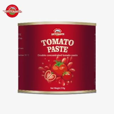 210g pasta tomat kaleng sesuai dengan standar produksi yang ditetapkan ISO HACCP BRC Dan FDA