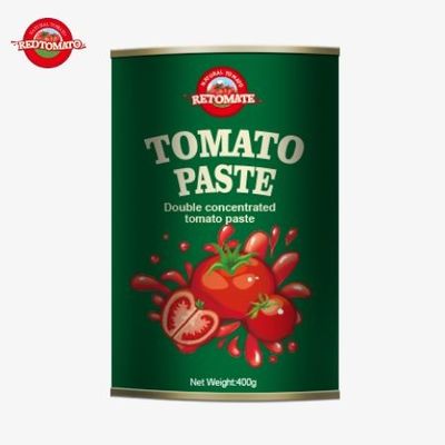 400g pasta tomat disertifikasi sesuai dengan ISO HACCP BRC, dan FDA Standar