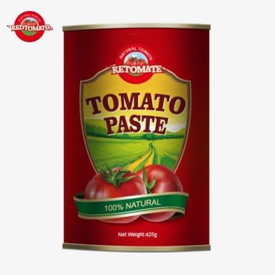 Pasta tomat kaleng 425g sesuai dengan standar global yang ditetapkan oleh ISO HACCP BRC dan Peraturan FDA