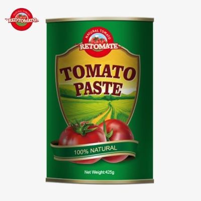 Pasta tomat kaleng 425g memenuhi standar global yang ditetapkan oleh ISO HACCP BRC dan Peraturan FDA