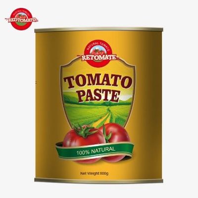 Pasta tomat kaleng 800g kami memenuhi standar kualitas internasional ISO HACCP BRC dan FDA