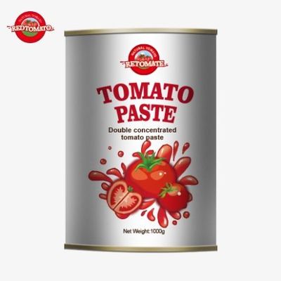 Produsen yang mengkhususkan diri dalam 1000g kaleng tin untuk kemasan pasta tomat
