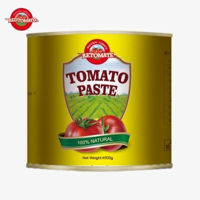 Baru Untuk 2024: Memperkenalkan 4,5 kg Easy Open Aseptic Organic Tomato Paste Dengan 28-30% Brix Double Concentration