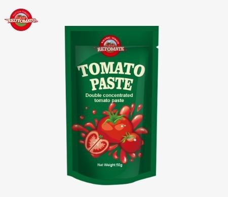 Tas yang nyaman Pasta tomat berdiri 50g Double terkonsentrasi
