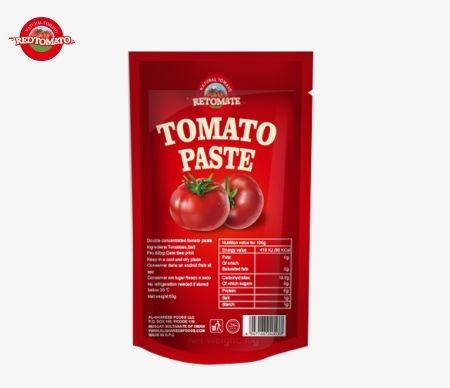 Produsen Harga Pabrik Dalam Stand Up Sachet Tomato Paste 50G Paket Kantong