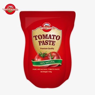 1100g Stand-up Sachet of Tomato Paste Memenuhi Standar ISO HACCP Dan BRC Untuk Kepatuhan Harga Pabrik