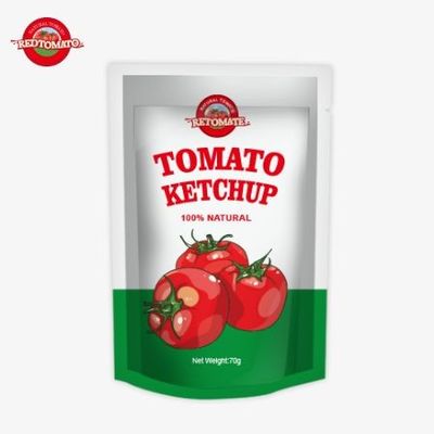Tas 70g yang nyaman Ketchup memenuhi standar internasional yang ditawarkan dengan harga pabrik