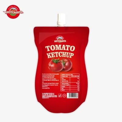 100g Sweet And Sour Natural Ketchup Sachet OEM China Harga Pabrik HACCP Standar FDA