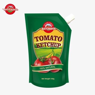 100g Natural Ketchup Sachet OEM China Harga Pabrik HACCP Standar FDA