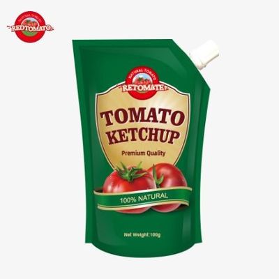 OEM 100g Natural Sachet Ketchup HACCP Standar FDA China Harga Pabrik