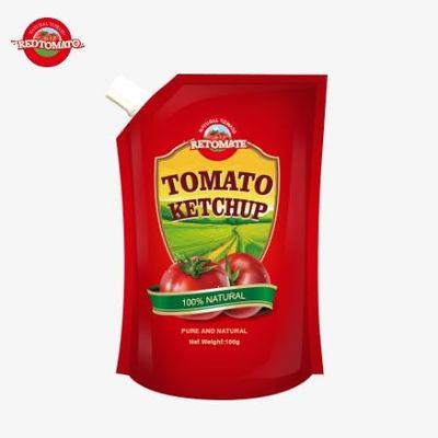 OEM 140g Sachet Ketchup Memenuhi Standar Internasional Di Harga Pabrik
