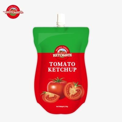 Pembuatan Sachet Ketchup 210g di Pabrik OEM dengan Rasa Murni dan Alami
