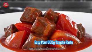 Pasta Tomat Konsentrat Ganda Dikemas Dalam Sachet Stand-up Semburan, Tersedia Ukuran: 50g Hingga 500g
