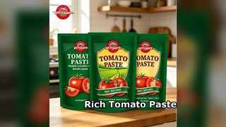 80g Peningkatan Rasa Kantong Pasta Tomat